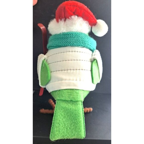 2020 Target "Powell" Wondershop Bird With Skis, Scarf, Hat, & Puffer Jacket - Picture 3 of 9